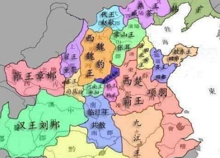 项羽是怎么分封的