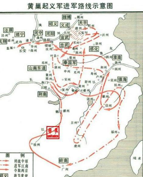 黄巢起义的战略部署是怎么样的