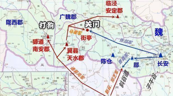 诸葛亮北伐曹魏,为什么是先打陇右五郡?</span>