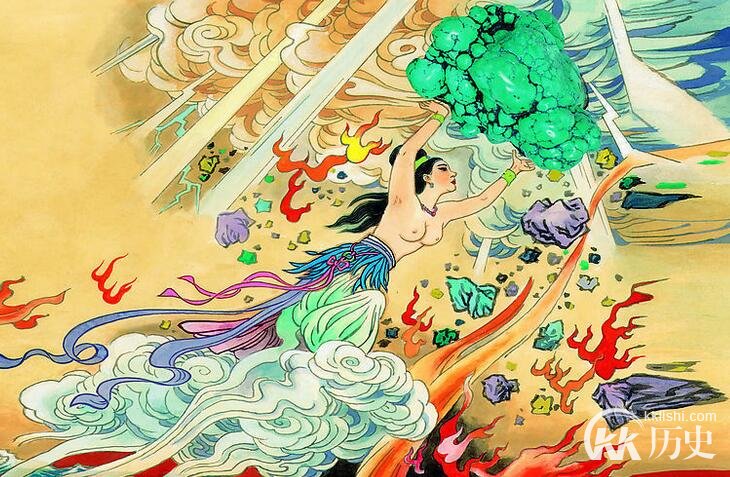 上古神话：女娲和天门石的故事