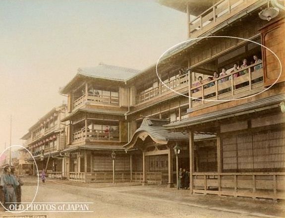 揭秘1890年的日本妓院:通常分为三级