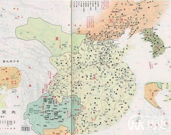 宋朝地图：北宋疆域和南宋疆域哪个比较大