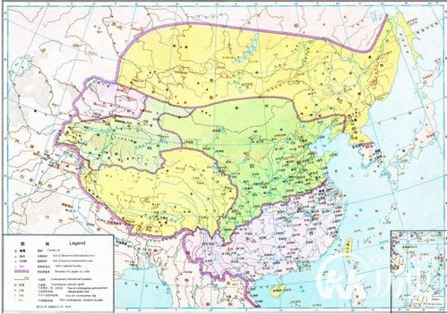 晋朝地图：两晋时期的地图详解