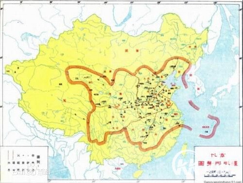 商朝地图【全图高清版】