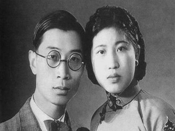 珍贵家庭合影:傅雷与朱梅馥的婚纱照