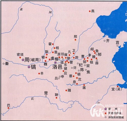 西周有多少诸侯国？西周一共分封了多少个诸侯国