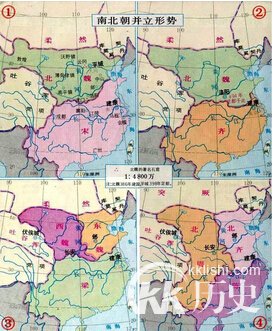 南北朝历史：南北朝期间有多少个国家？