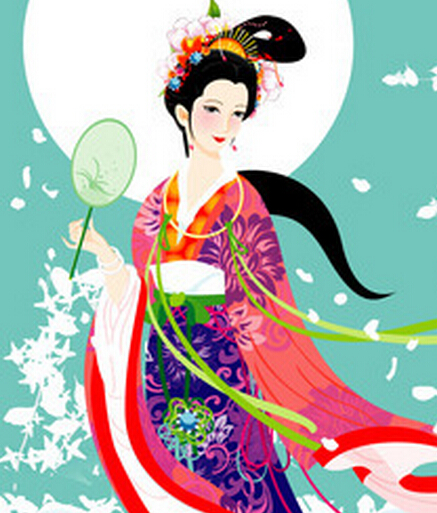 达汪 一个藏在月亮上的美丽女子