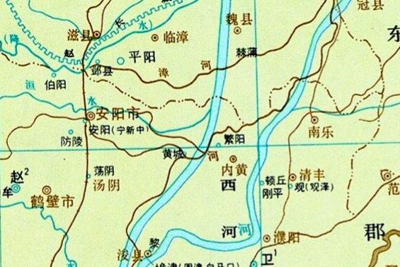 卫国：周朝的诸侯国，首都朝歌，第一代国君为周文王嫡九子康叔封
