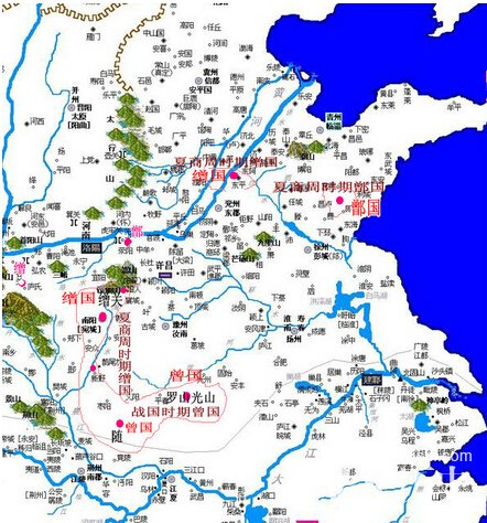 西周分封的诸侯国：揭西周分封的诸侯国地图大全地