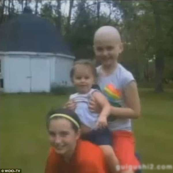 美国白血病女童拍照惊现圣母显灵