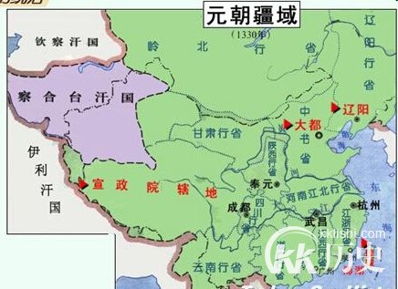 历史上的元朝有哪些藩属国？