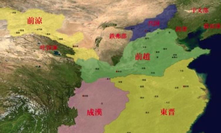 十六国时期的“五凉”:前凉、后凉、南凉、北凉、西凉