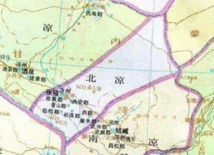 十六国时期的“五凉”:前凉、后凉、南凉、北凉、西凉