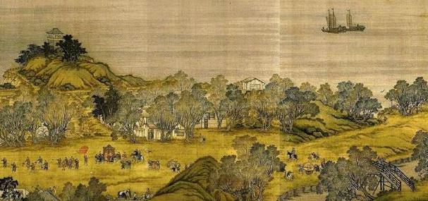 解析:五代时期北方山水画派的构图和技巧