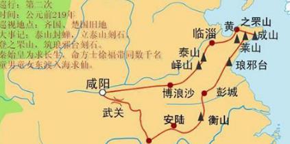 秦始皇五次出巡的目的是什么