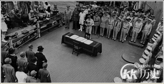 1945年9月3日9时日本无条件投降签字仪式（组图）