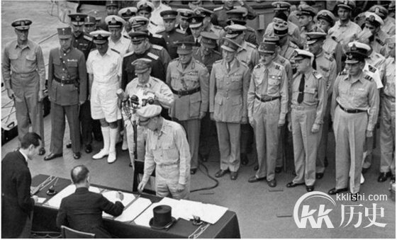 1945年9月3日9时日本无条件投降签字仪式（组图）