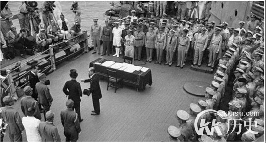 1945年9月3日9时日本无条件投降签字仪式（组图）