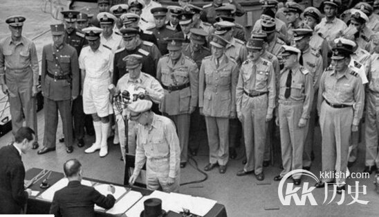 1945年9月3日9时日本无条件投降签字仪式（组图）