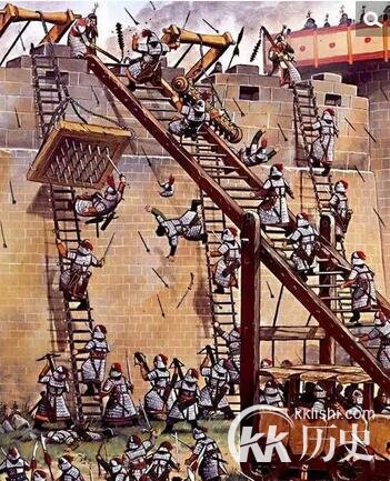 古代战争攻城武器盘点：投石器和云梯最常见