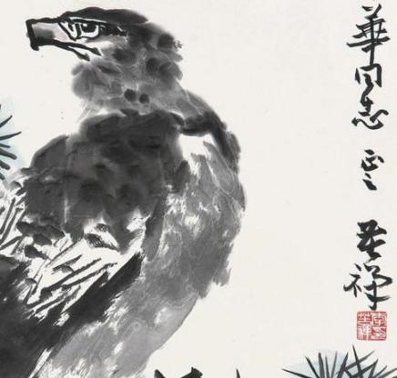 宗师级人物李苦禅，他笔下的鹰气势惊人！