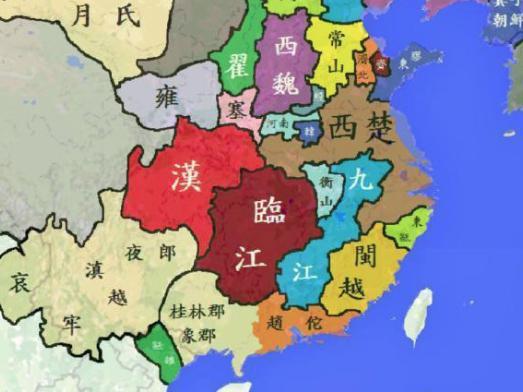 项羽分裂各国削弱诸侯,刘邦却联合诸侯