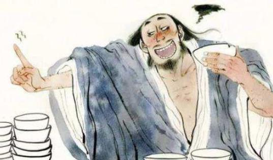 此人酒不离手,为何还每天带着一个拿着铁锹的下人