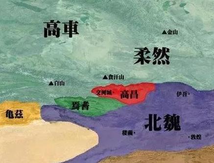 西域小国高昌国非要跟着唐朝干 结果被由国改为了州