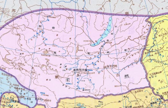 柔然：在蒙古草原上继匈奴、鲜卑等之后崛起的部落制汗国