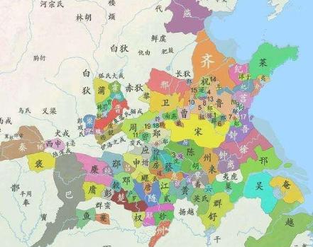 春秋时期到底有多少国家 哪些才是一流得国家呢