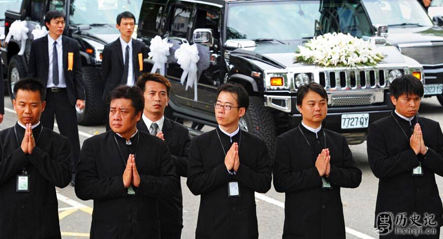 如此阵容！台黑帮大哥出殡两万帮派人士送行